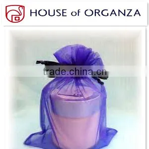 Purple Organza Bag Gift Pouch thumbnail-1