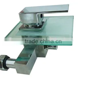 Single Handle Waterfall Bathroom Faucet&basin Mixer(bathtub Faucet&water Tap) QH0815W thumbnail-1