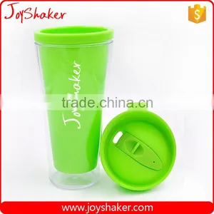 BPA Free Double Wall Custom Plastic Bottle, Soft Plastic Drinking Bottle 13oz thumbnail-5