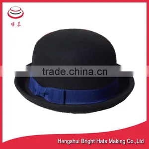Australia Wool Felt Hat Bowler Hat With Bowknot thumbnail-1
