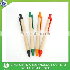 Best Selling Brand Logo Paper Eco-friendly Pen thumbnail-6