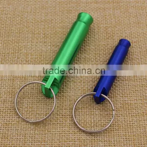 Wholesale Cheap Custom Aluminum Whistle Keychain thumbnail-4