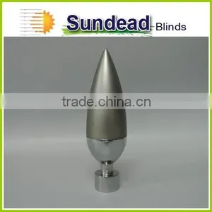 16 19 Curtain Rod With Satin Stainless Steel Iron Chrome Crystal Curtain Pole Curtain Accessory thumbnail-1