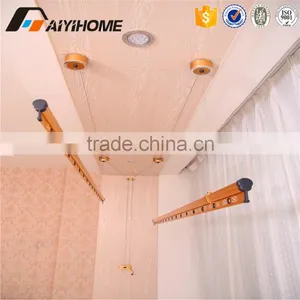 High Quality Mounted Rack Hand Lift Clothing Racks thumbnail-2