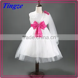 Wholesale Lace Applique Tutu Dress Chiffon Princess Dresses for Girls of 6 Years Old TR-WS37 thumbnail-1