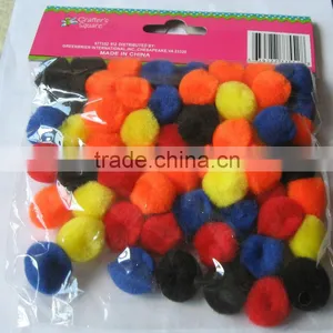 Halloween Color 1inch x 60pcs Acrylic Pompoms thumbnail-1