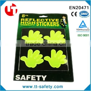PVC Reflective Plam High Visibility Warning Reflective Safety Sticker thumbnail-1