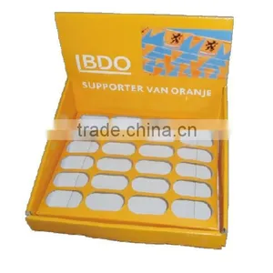 Custom Cardboard Paper Printed Corrugated Counter Display Box thumbnail-1