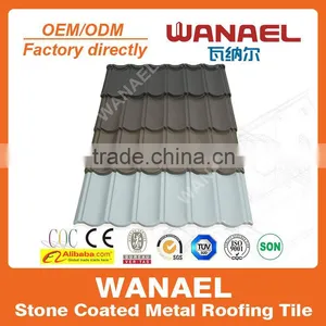 1170*420mm 0.4mm Thickness Stone Coated Metal Roofing Tile Factory in Guangzhou thumbnail-3