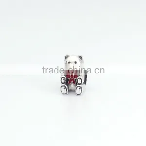 Lucky Floating Freedom Bear Charms Wholesale thumbnail-1