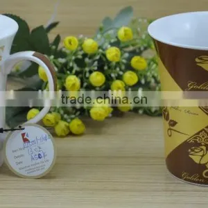 11OZ Coffee Bean Fully Decal Printed Coffee Cups, Shiny Surface Porcelain Mug, KL5004-179 thumbnail-3