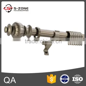 Lowest Price Aluminum Window Curtain Rods With Bay Window Curtain Rods thumbnail-2