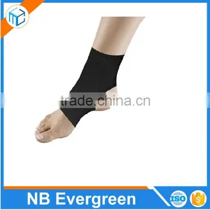 High Quality Sports Enhancement Cooper Nylon Compression Elasticated Ankle Brace thumbnail-1