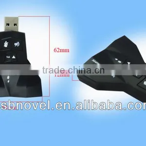 USB 2.0 7.1 Channel 3D Audio Sound Card Adarptor thumbnail-3