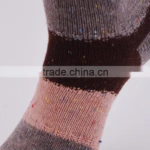 96N Double Cylinder Lady Marl Yarn Casual Crew Socks Wholesale thumbnail-5