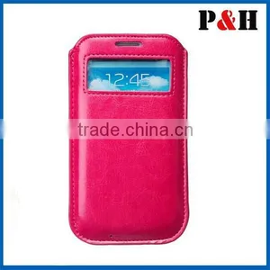 2015 Soft Leather Bag Case for Mobile Phone With Manufacture High Quality thumbnail-5