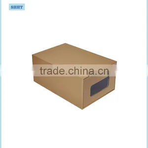 Customized High Quality Gift Storage Corrugated Paper Box With Window thumbnail-5