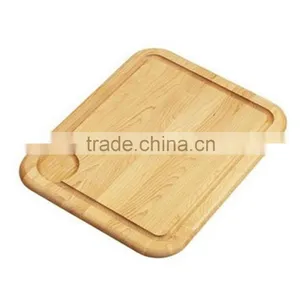 Small Pine Wood Cutting Board With Juice Groove thumbnail-1