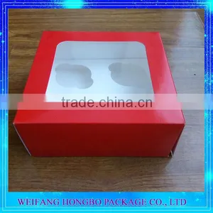 Factory Supplier Low Price Red White Cake Paper Box With ISO thumbnail-1