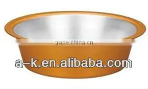 Coloured Round Edgefold Aluminum Tub thumbnail-1