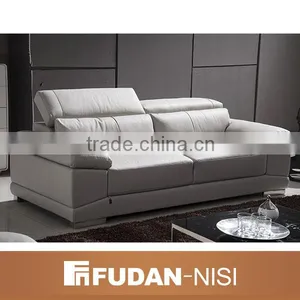 Expensive Grey Leather Sofa Made in China thumbnail-1