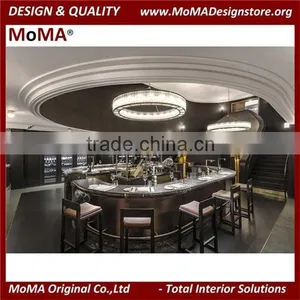(MA104NR) High Solid Wood Bar Stools thumbnail-1