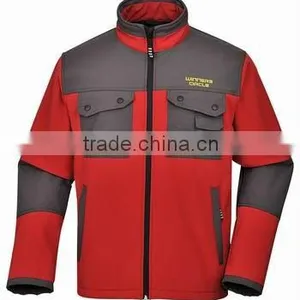 Mens Red Waterproof Work Clothes for Construction(LAM001B) thumbnail-1