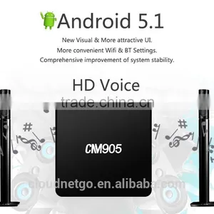 2016 New Chipset S905 hd Kodi 4k S905 Pro Smart Android 5.1 TV Box CM905 Wifi TV Box Android 5.1 OS Kodi 15.2 Set Top Box thumbnail-1