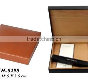 Small Cedar Box Wooden Cigar Packing Travel Humidor thumbnail-1