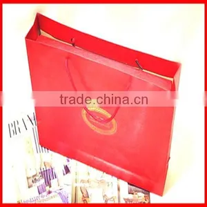 Embossed Red Good Design Custom Logo Printing Silk Storage Gift Box and Bag Wholesale thumbnail-1