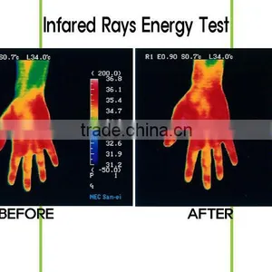 Noproblem P065 FDA Tourmaline Germanium Bio Magnetic Titanium Stainless Steel Sports Energy Fashion Health Bracelet thumbnail-5