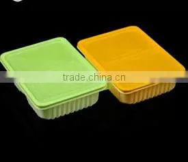 Food Grade Degradable PP Color Excellent 2 Compartments Food Container ,lunch Box thumbnail-1
