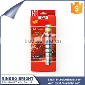 China Wholesale Market 12 Colors Oil Paint Tubes Set thumbnail-1
