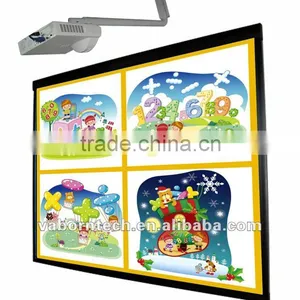 Support Dual Finger Touch Interactive Whiteboard Smart Whiteboard With Educational Software for School Meeting Room Use thumbnail-1