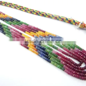 Natural Shaded Faceted Sapphire Beads thumbnail-4