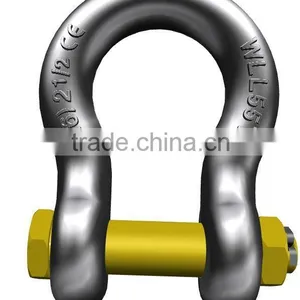Drop Forged Alloy Steel/carbon Steel Lifting Hoist BX Shape High Strength Shackle(alloy Steel) thumbnail-1