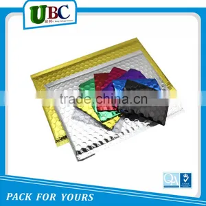 Pink Metallic Foil Bubble Mailer With Custom Printing thumbnail-1