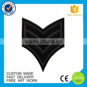Fashion Design Custom Cheap Embroidered Shoulder Patches thumbnail-2