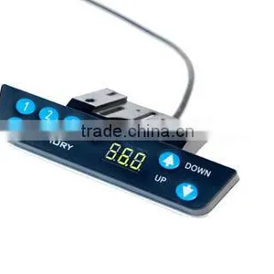 Metal Ergonomic Height Adjustable PC Desk, Electric Height Adjustable Desk, Adjustable Computer Desks thumbnail-3