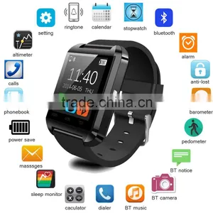 Smart Bluetooth Watch U8,Smartwatch Mobile Watch U8,Cheap Android Touch Screen U80 U8 Smart Watch With U8 Bluetooth thumbnail-1