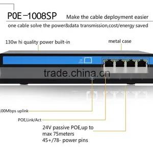 OEM 9 Port Passive Vlan POE Network Switch thumbnail-6