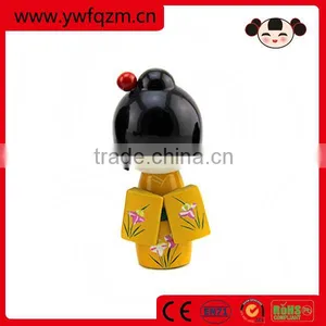 Wooden Japanese Handmade Wooden Doll thumbnail-1