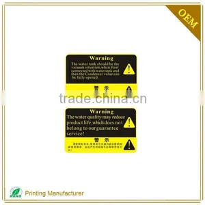 Plastic Permanent Adhesive Durable Fragile Warning Label Stickers thumbnail-4