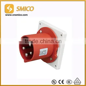 CEE 63A Panel Mounted Male and Female Industrial Plug and Socket thumbnail-4