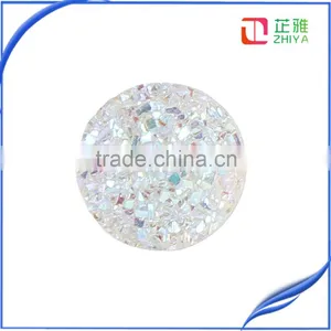 Druzy Stone Fancy Round Cabochon ,High Quality Coated Drusy in Round Shape thumbnail-6