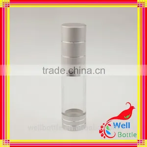 SGS Certificate Wholesale Square Rotary Cosmetic Airless Bottle Pump,Plastic 30ml Airless Bottle,Airless Pump Bottle 15ml thumbnail-2