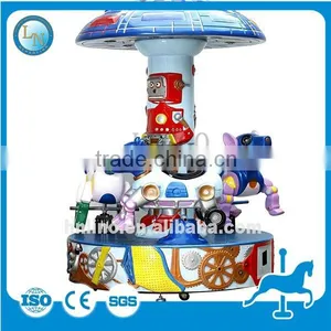 Christmas Mini Cute Musical Carnival Rides Merry Go Round for Kids thumbnail-2