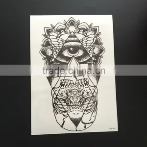 WX- 016 Buddha Tattoo Sticker/ Decorative Fake Tattoo/ High Quality Body Art Tattoos thumbnail-5