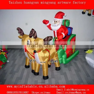 Inflatable Christmas Decoration Christmas Santa thumbnail-1
