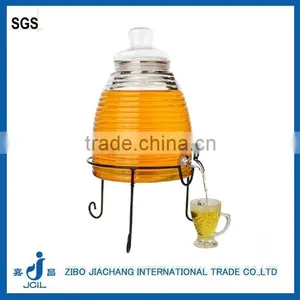 12L Glass Drink Dispenser With Tap thumbnail-1